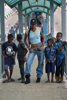Group photo where one person looks perfect while others are mid-blink